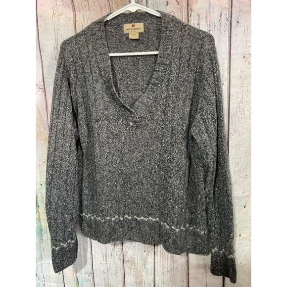Vintage Woolrich V Neck Sweater Size Large - Picture 8 of 9